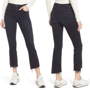 Mother Denim The Insider Crop Step Fray in Night in Paris Size 26